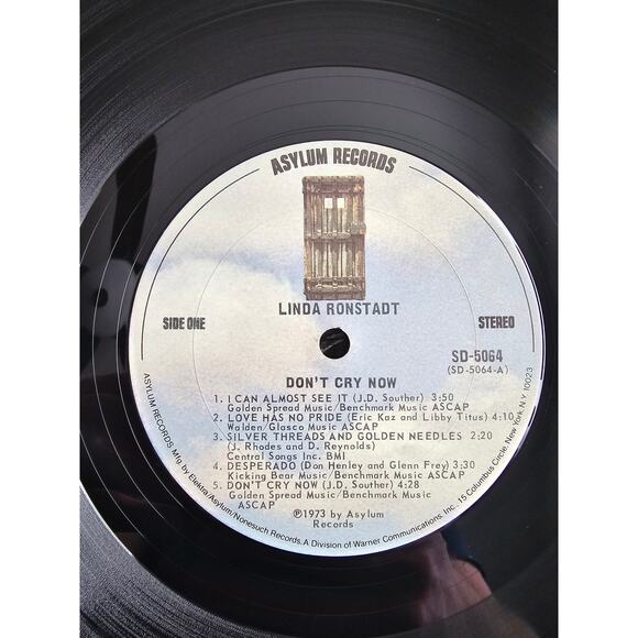 Vintage Linda Ronstadt Dont Cry Now Asylum Records Stereo SD-5064 - Picture 6 of 9